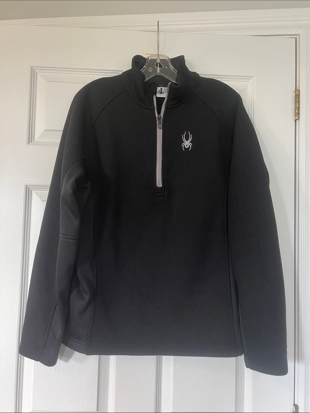 Spyder Men's Black Half-Zip Performance Sweater